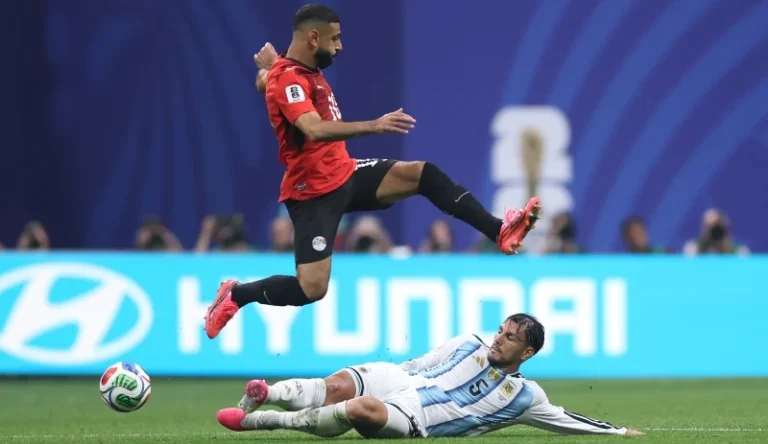 Laga Argentina vs Mesir di babak 16 besar Piala Dunia 2026. (X/World Cup)