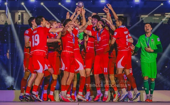 Timnas Indonesia juara FIFA ASEAN Cup 2026. (X/Timnas Indonesia)